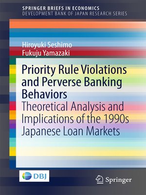 cover image of Priority Rule Violations and Perverse Banking Behaviors